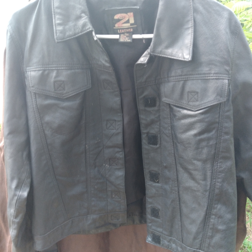 Leather jacket